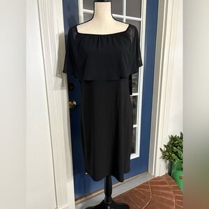 MSK Elegant Black Off-Shoulder Dress NWT SIZE SMALL